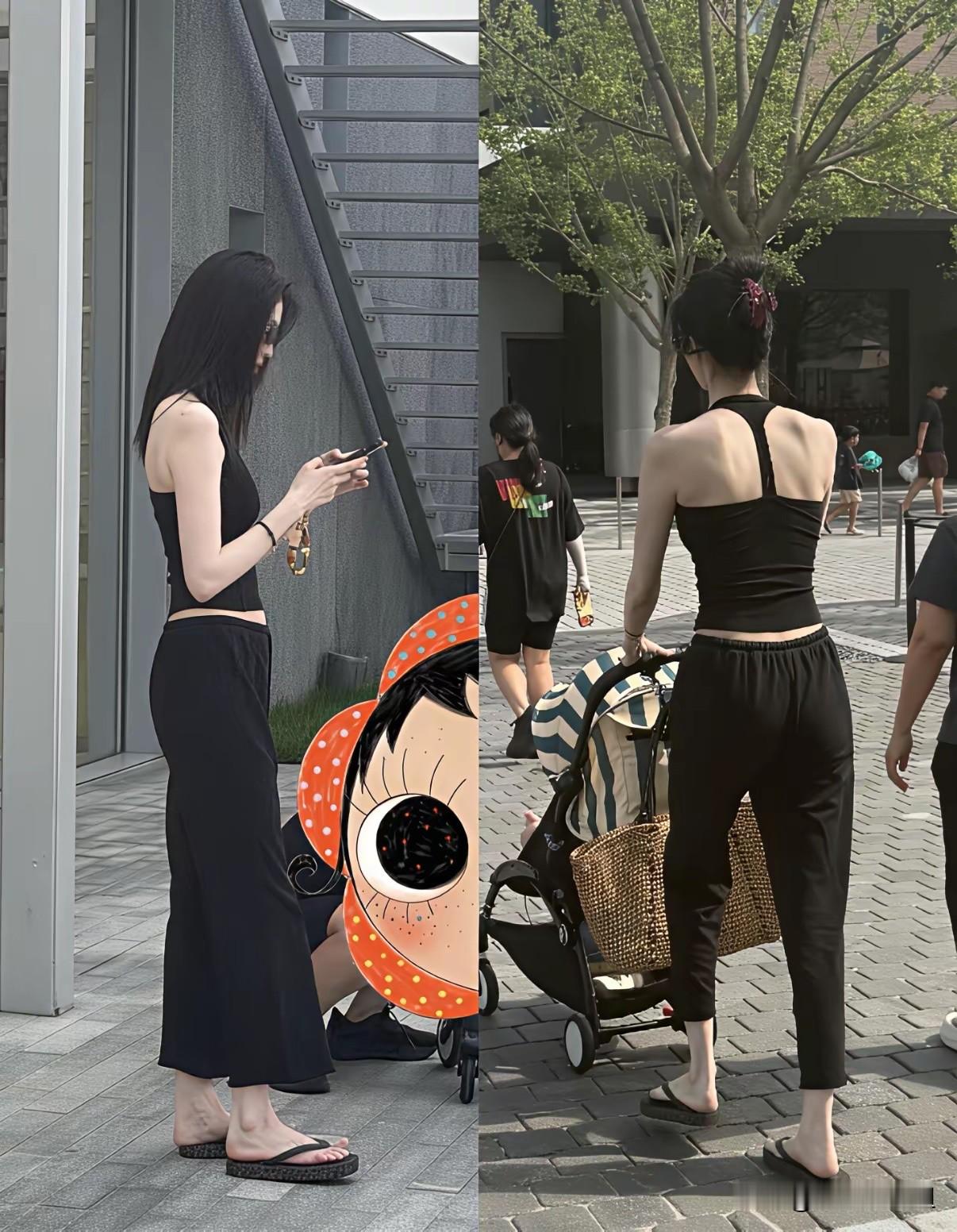 不得不说，何穗真是又漂亮身材又好，又会带娃，辣妈风范十足！能娶到这样的老婆，上辈子一定是拯救了银河系