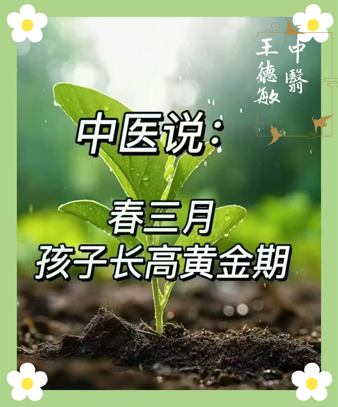 春季育儿专家说从“惊蛰”节气当天正‬式进入孩子长‬高黄金季节！͏ 孩子