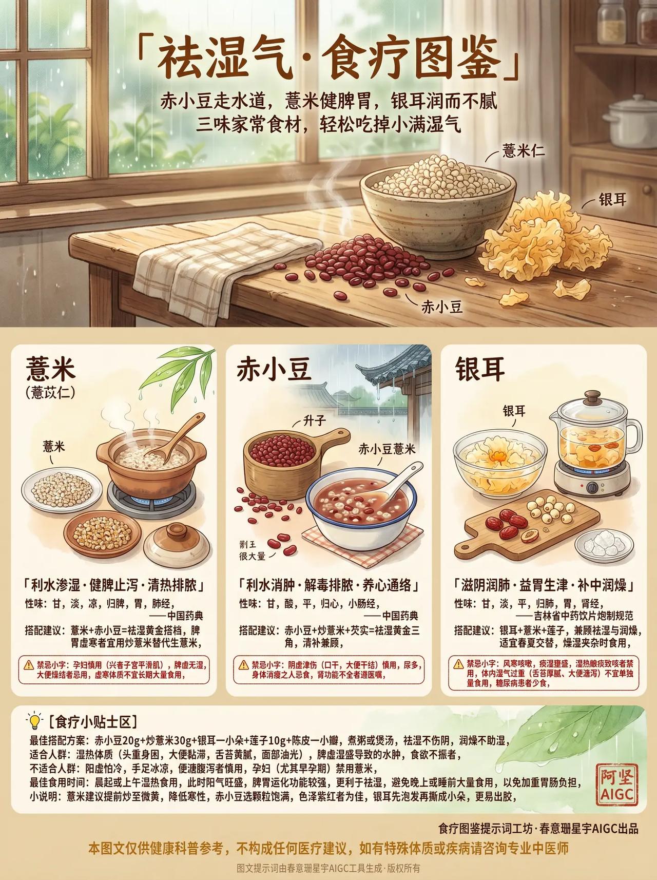 三样家里常备食材，煮一锅祛湿甜汤🍲。又累又困、脸爱出油、大便黏马桶的，举个手