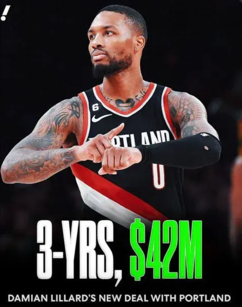 比尔和利拉德签约后，NBA自由市场还剩7条“大鱼”！1、保罗，40岁2、霍