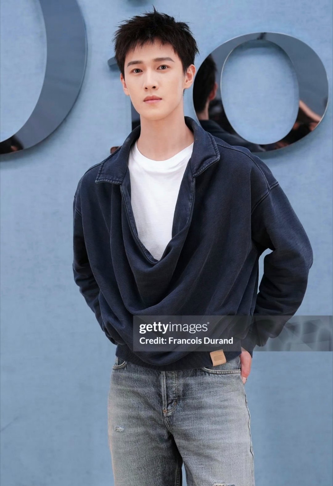 李昀锐今晚巴黎秀场状态，谁能想到这是这是G社生图2026春夏巴黎男装周