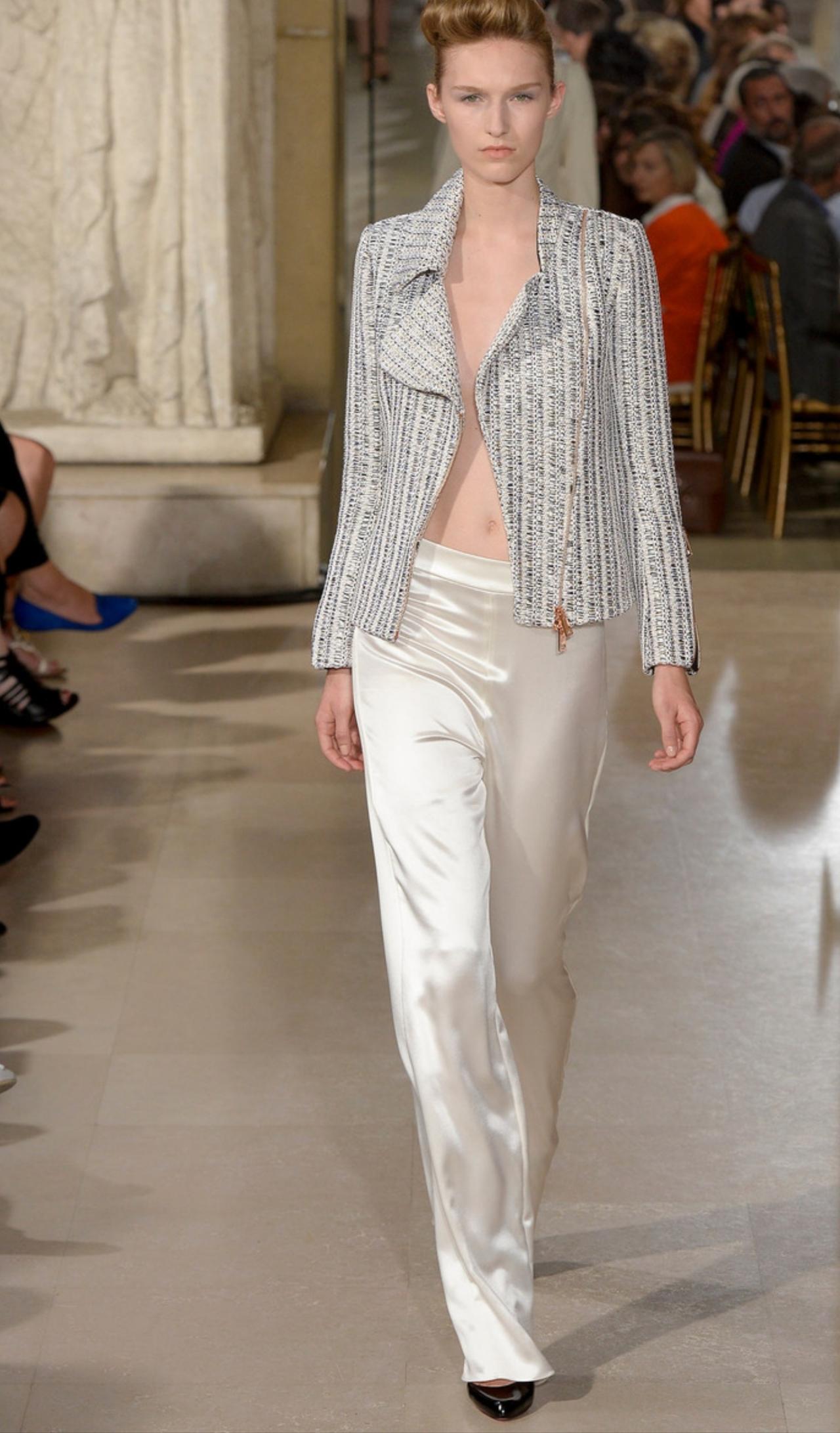 BouchraJarrar2013秋冬高定系列，色彩这块儿真的拿捏得死死的。