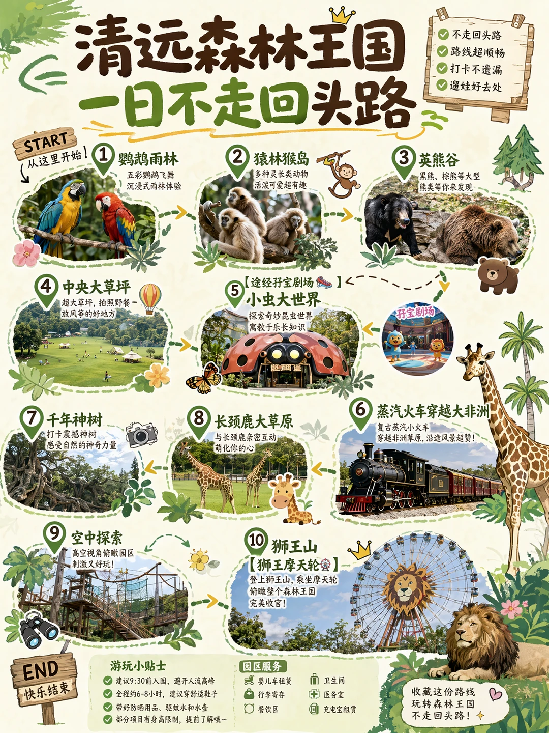 清远森林王国一日不走回头路‼️