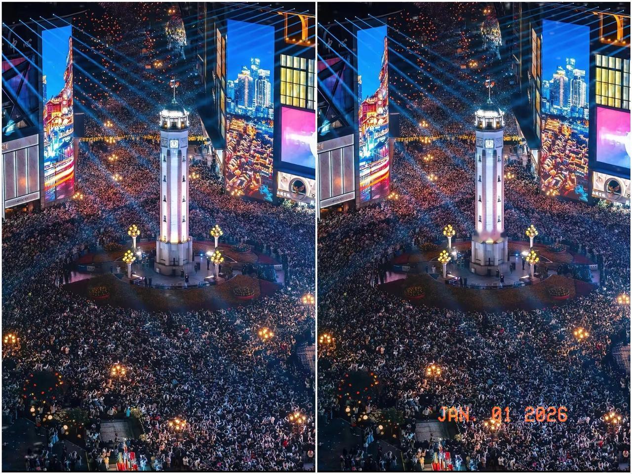 重庆本地网友表示，给大家腾地方，绝对不出来给外地人添乱。​这个人流量可以说有