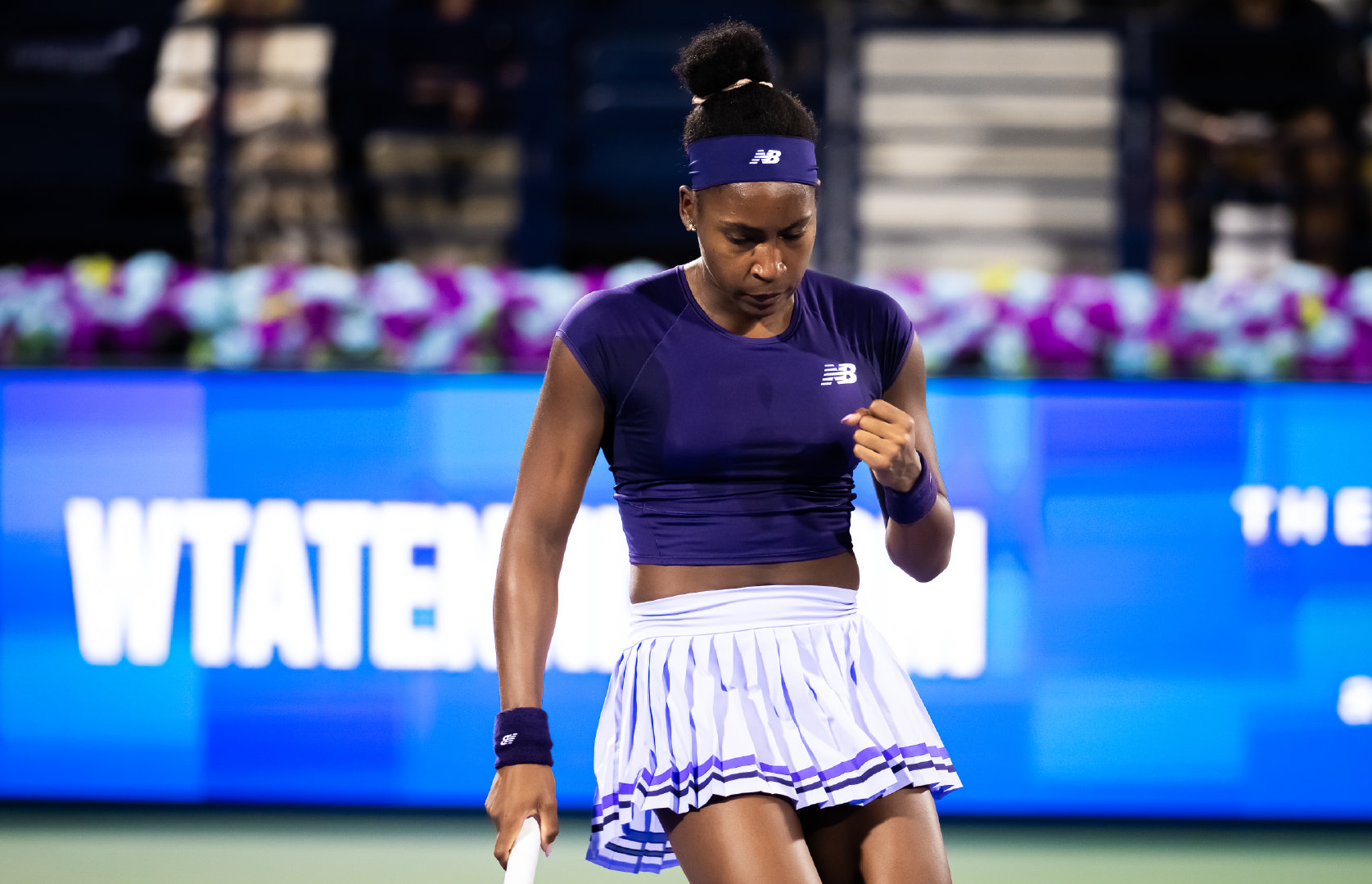 高芙重返迪拜站四强💥WTA1000迪拜站1/4决赛，3号种子高芙开场连下10局