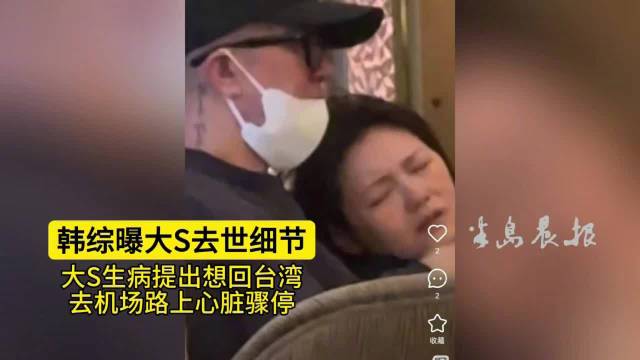 大S机场路心脏骤停细节曝光：司机视角还原生死瞬间
