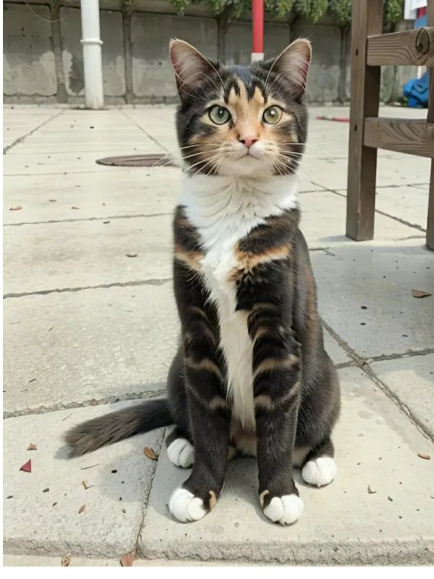 真是猫🐱界大美女！姨姨们:认为漂亮的请帮点点赞[比心][比心][比心]​​​