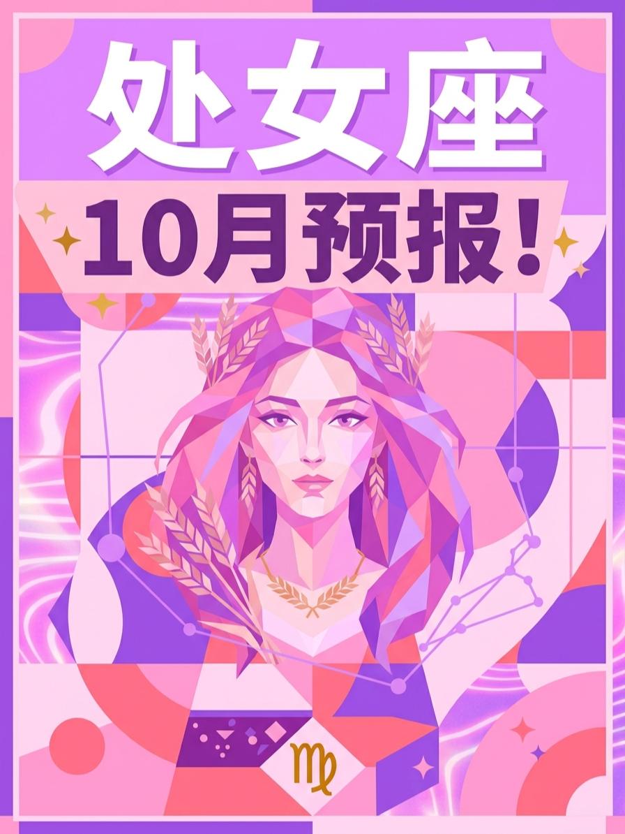 10月的处女座，聪明稳住战局！重塑价值！。参考太阳+上升