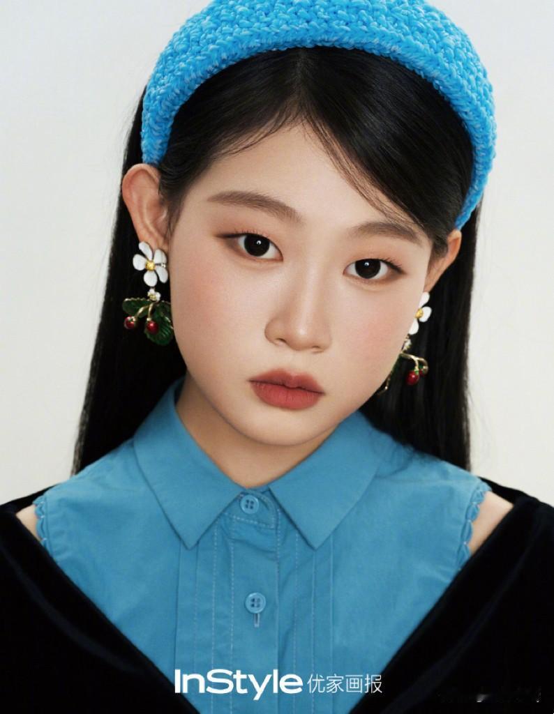 小沈阳女儿沈佳润出道首封，小姑娘有镜头表现力，有青春少女感，韩式妆造真的很适合她