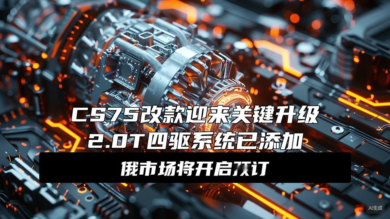 第四代长安CS75Plus改款申报图曝光，新增2.0T发动机和全时四驱大消息