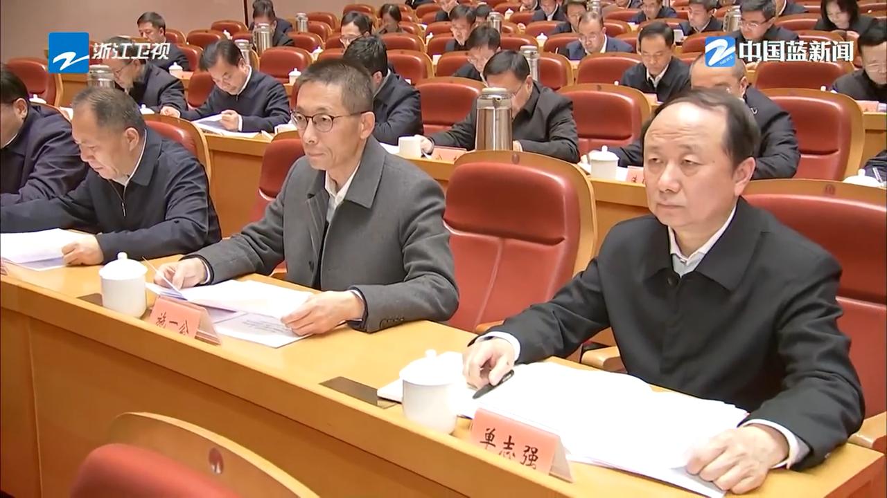 2月24日，在浙江省新春第一会上，看到了中国科学院院士、西湖大学校长施一公。