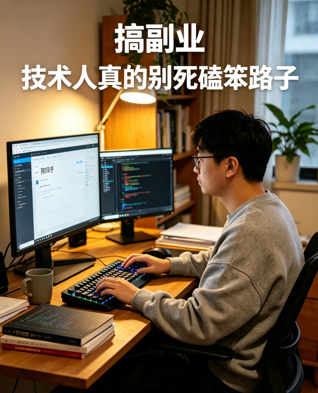 “搞副业”技术人真的别死磕笨路子