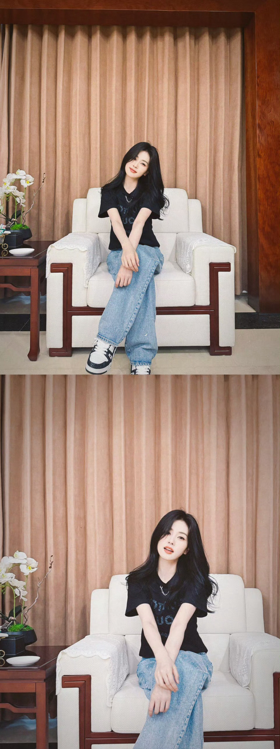 白鹿柠檬头像白鹿异地look白鹿异地look，好美的鹿鹿啊！​​​