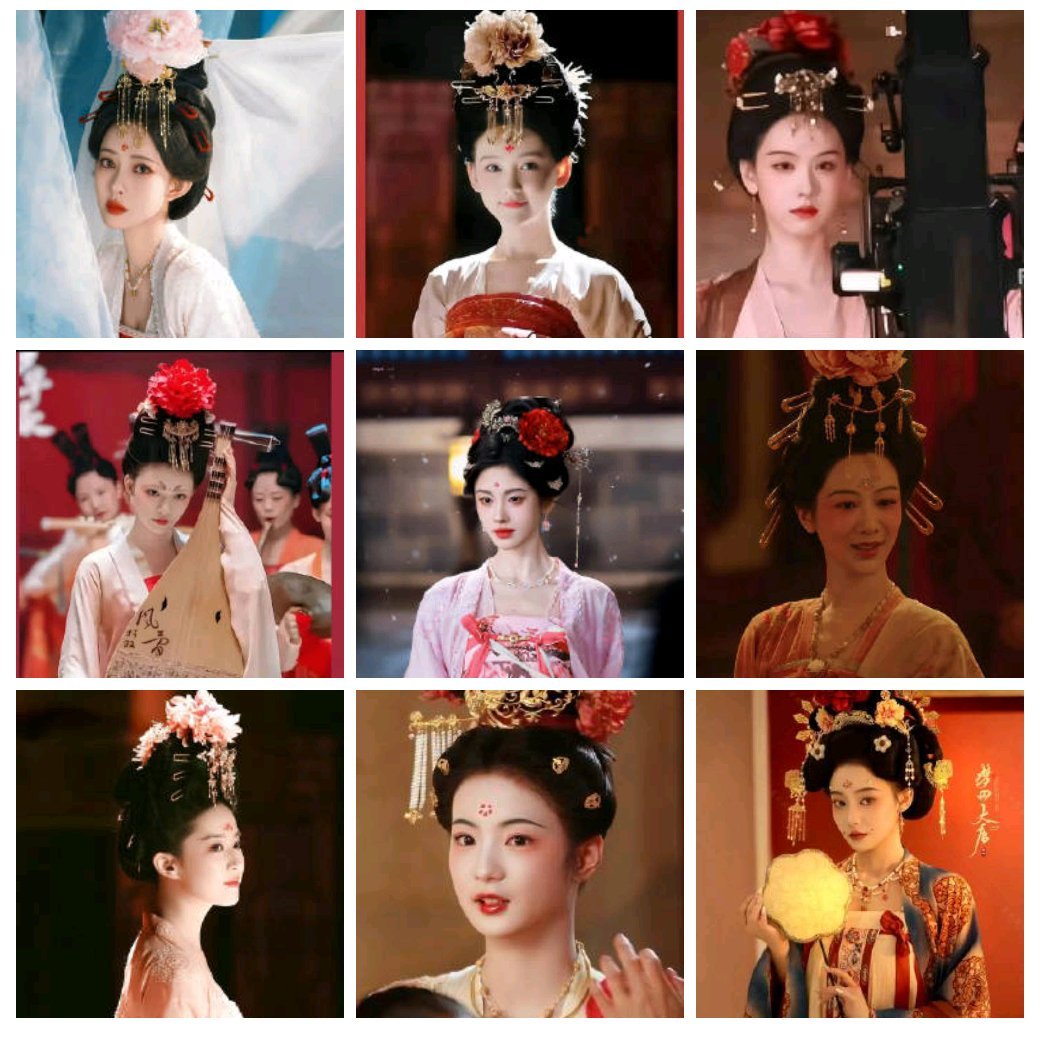 最有味道的居然是张雅钦，九宫格图里面一眼就看到了​​​