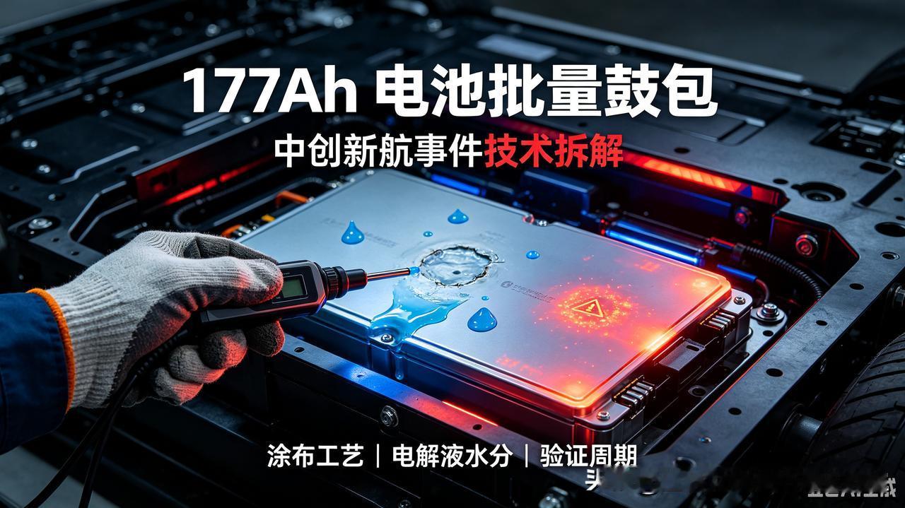 三电工程师深度解读：中创新航177Ah运营车电池批量爆雷家用车不用担心？