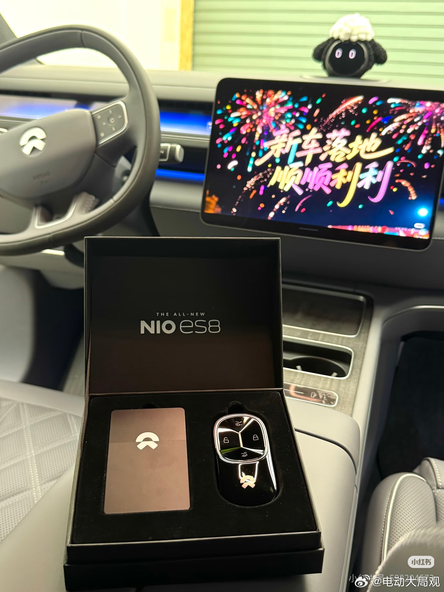 Hi！nomi～💕今天不emo,今天es8🥂今天的蔚来提车也是仪式感满满，车