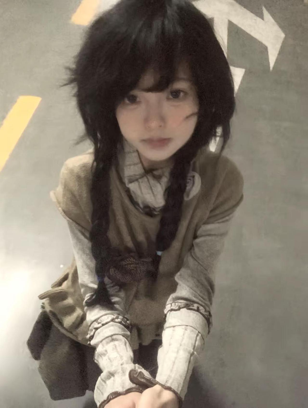 我的存在开始对你产生意义了嘛。少女感