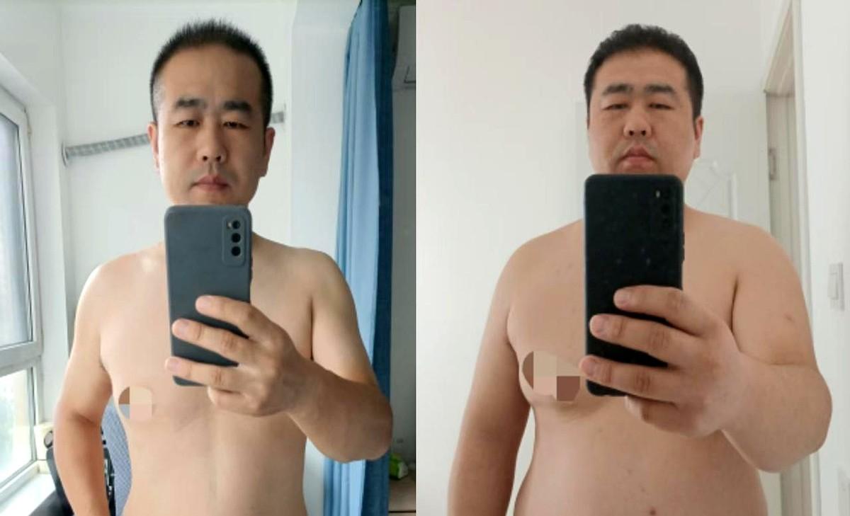 从206斤到150斤，一位大哥靠着“晚餐少吃或不吃”，硬生生减掉了56斤。这