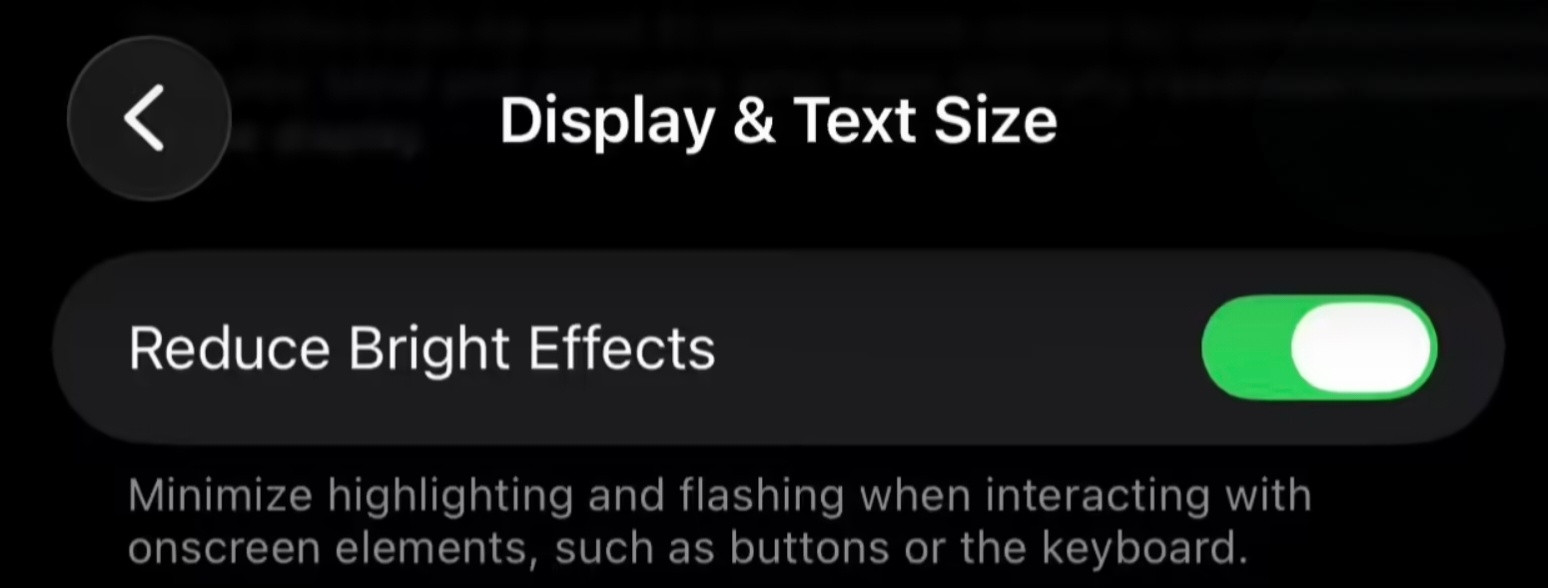 苹果iOS26.4Beta4可以关掉液态玻璃刺眼动效其实关于玻璃透明效果，