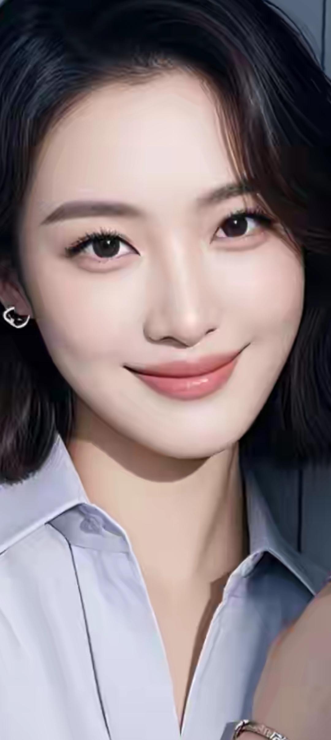 温柔微笑，自信满满，职场女神范儿十足！😊✨