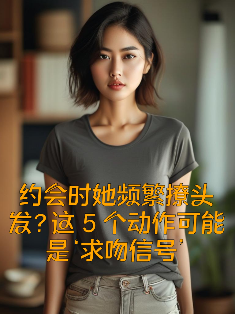 约会时她频繁撩头发？这5个动作可能是‘求吻信号’