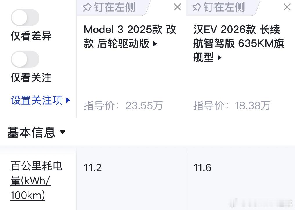 看了一下工信部能耗，新款汉EV是11.6度发布会的10.8不知道是什么标准，但不