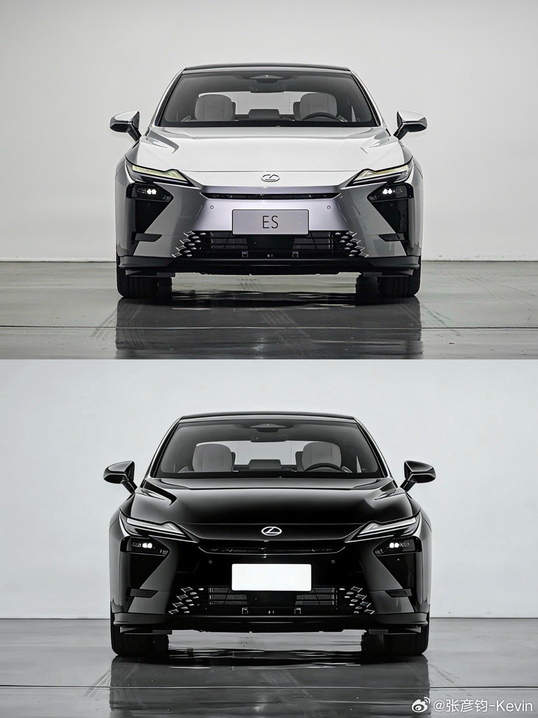 全新一代雷克萨斯ES因为油电同平台，混动车高来到了1555mm，纯电1560mm