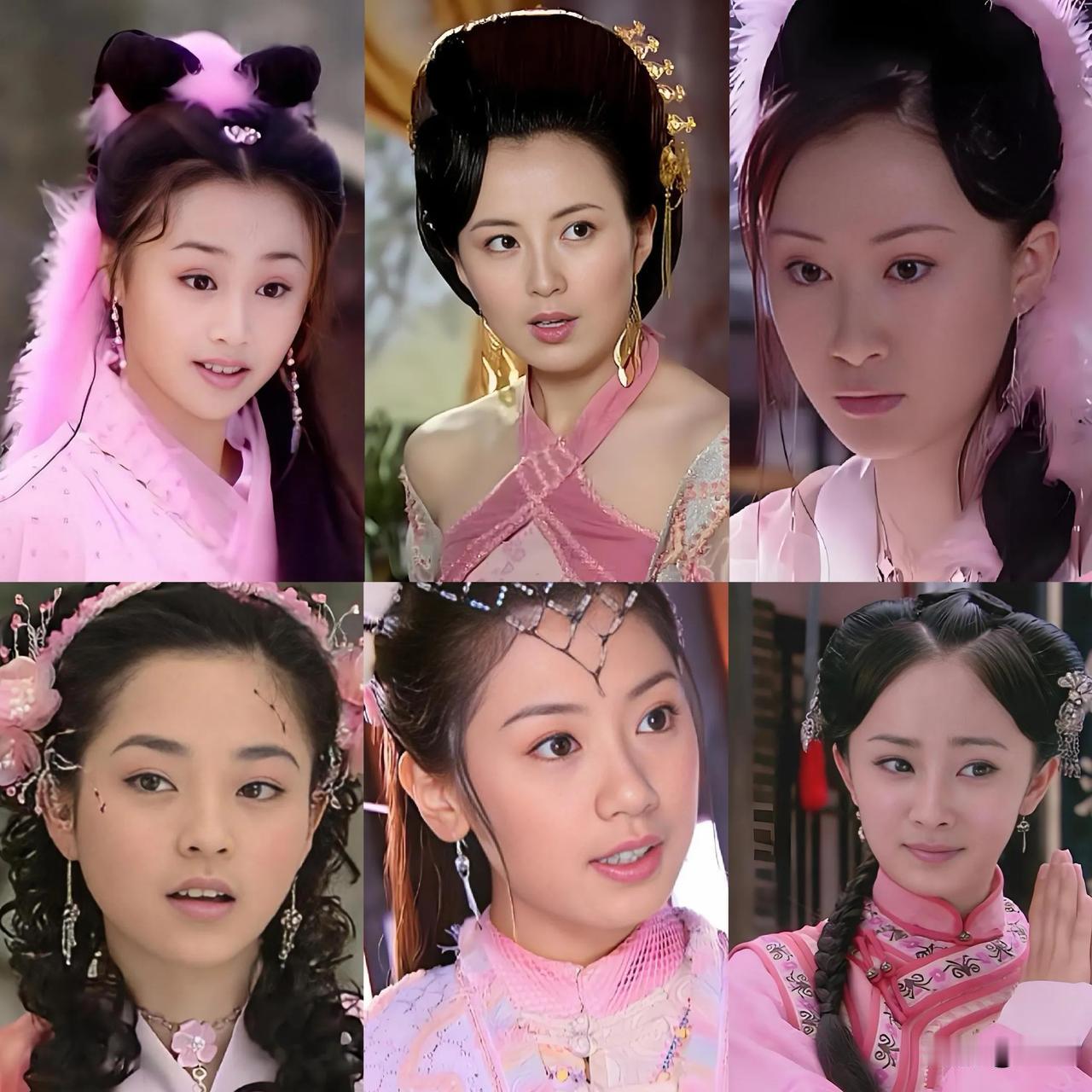 古装剧中“粉色装扮”的美人们，谁最美？曹颖、杨童舒、舒畅、谢元真、贾静雯、杨幂