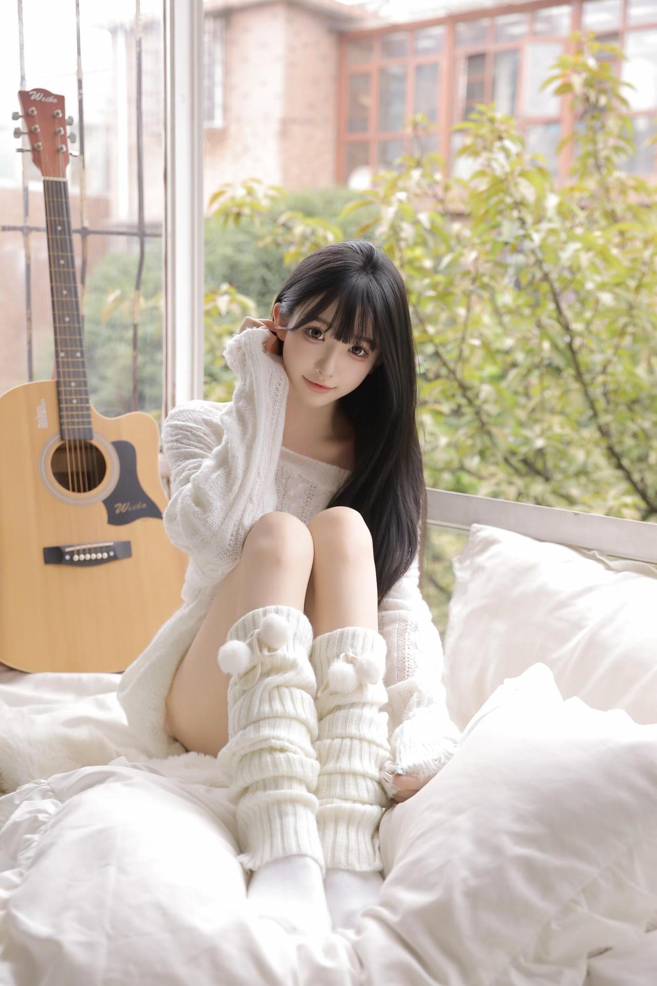 白色系纯欲少女写真（9.5分）