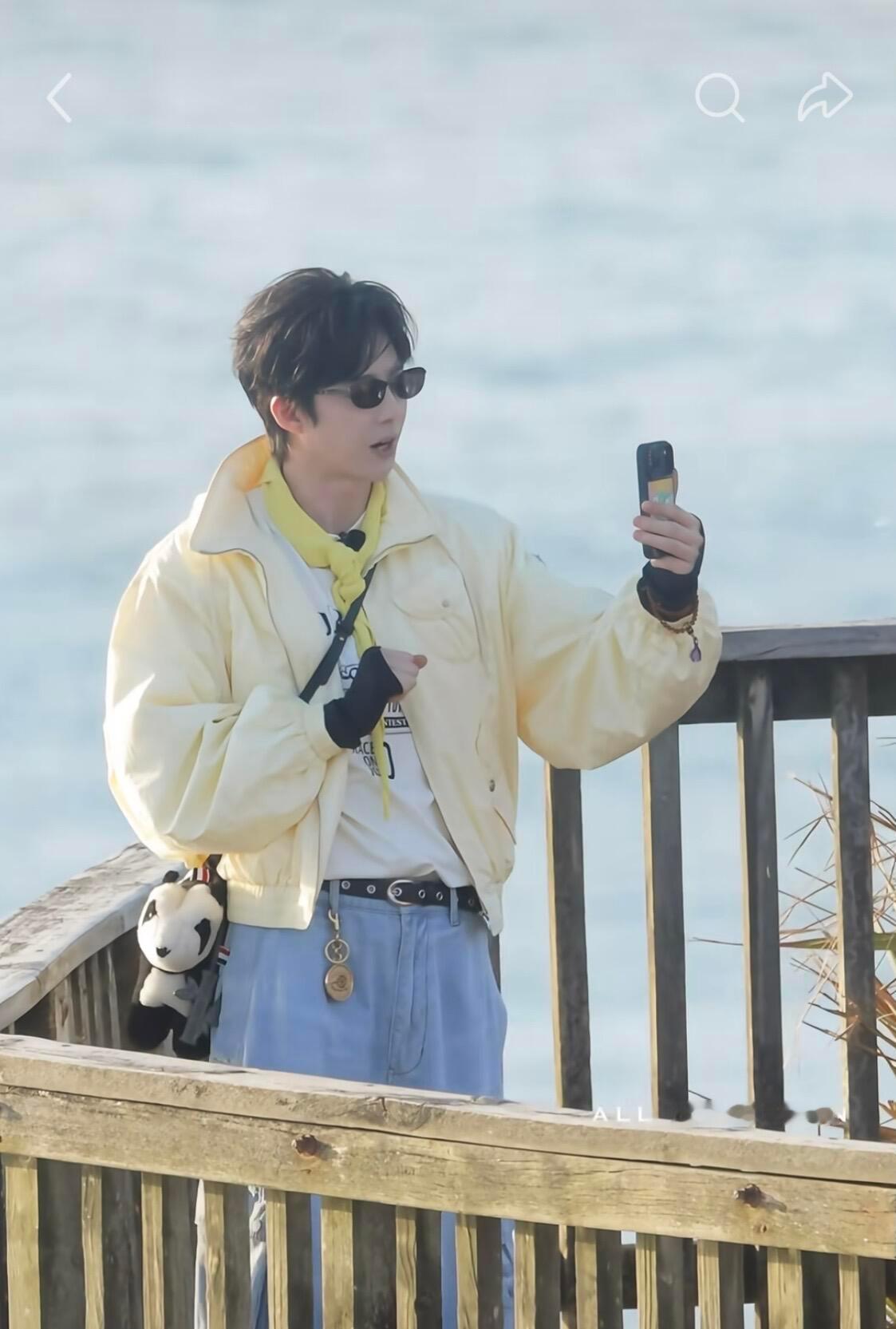 刘宇宁换手机壳了？苹果17也换深蓝色了？老大是不是手机又变色了！