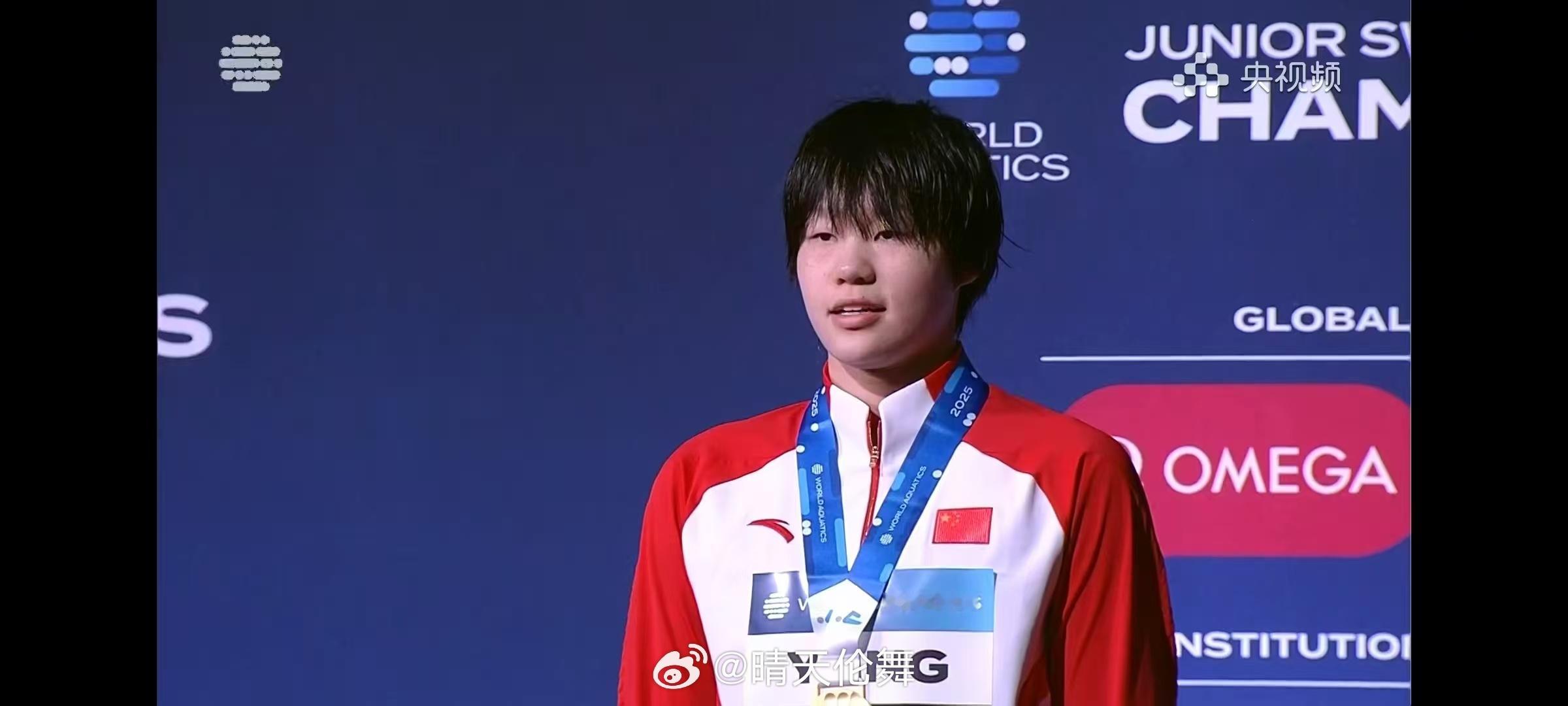 世界青年游泳锦标赛女子800米自由泳决赛🥇🇨🇳杨佩琪8:22.93，收