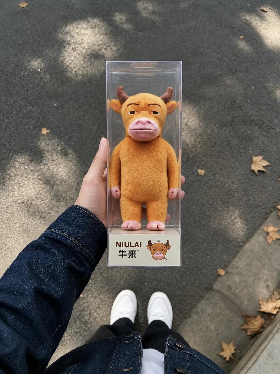 谁能想到，电影《牛来》火出圈的不是剧情，而是这只一脸生无可恋的小牛玩偶。这
