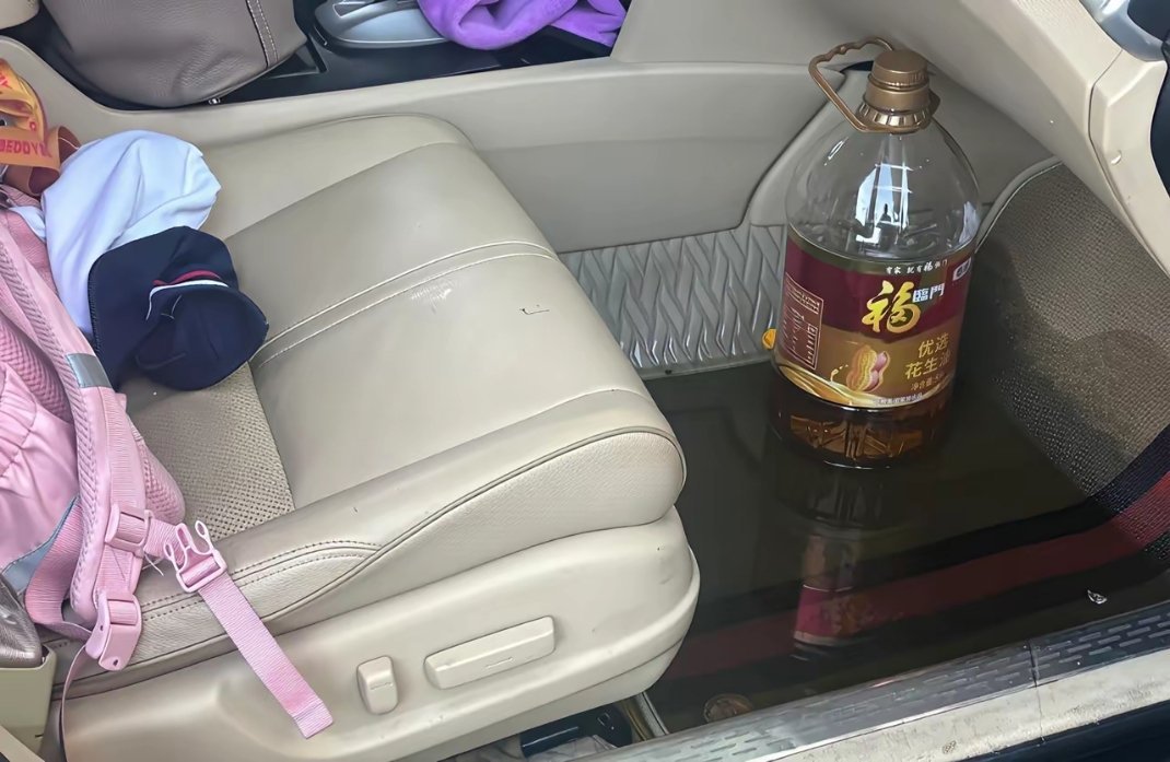 我真是烦死往车上放油了，上次弄后备箱，这次弄副驾驶说了也不听，这下好了，车都不想