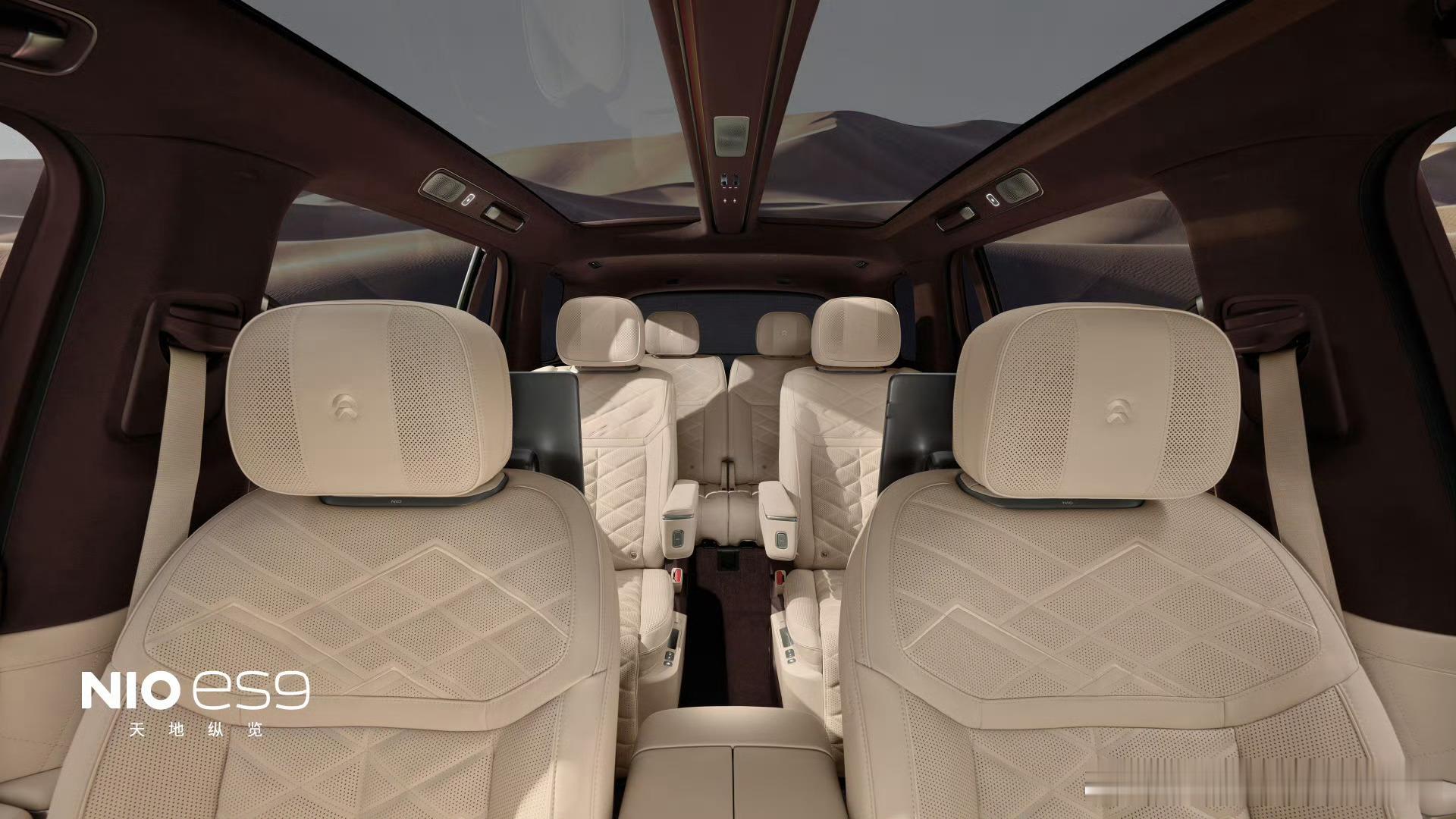 蔚来ES9价格、权益、交付时间划重点：三个版本行政豪华版（六座中岛/通道）：整