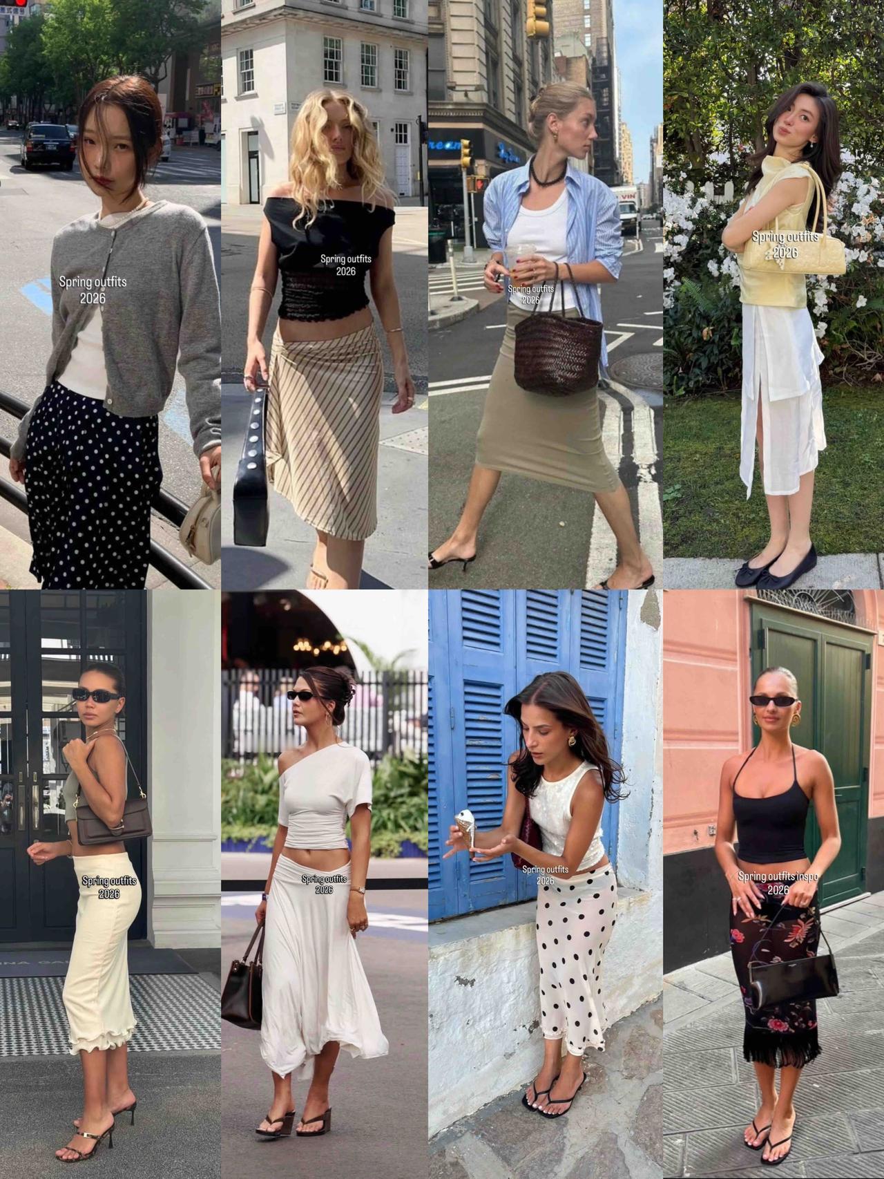 迷笛裙又火了！它完美适配法式、老钱、复古等多种风格，搭配短款露肤上衣，轻松拿捏