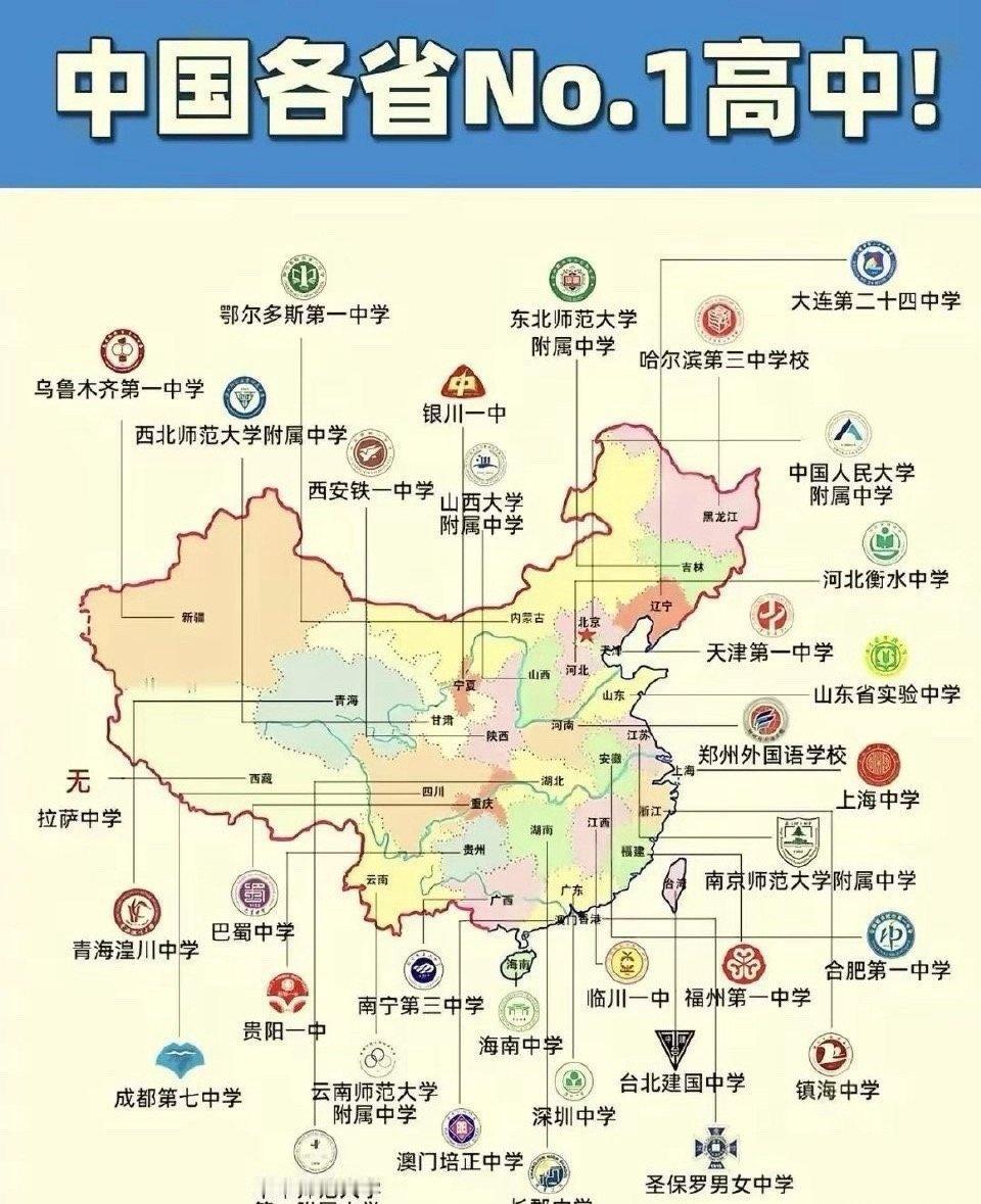 中国各省no.1高中，是不是这样的?​​​