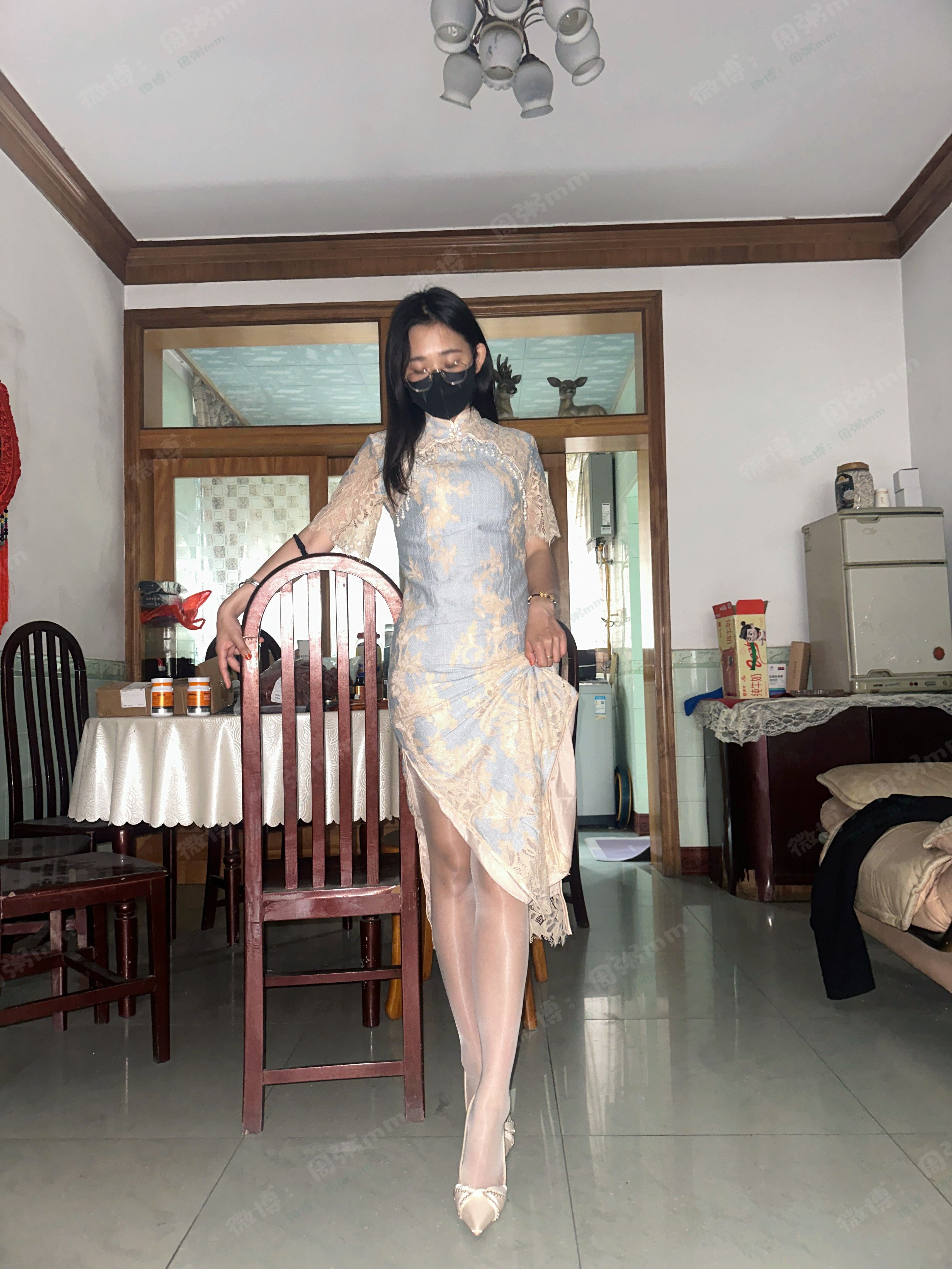 旗袍小姨穿搭​​​