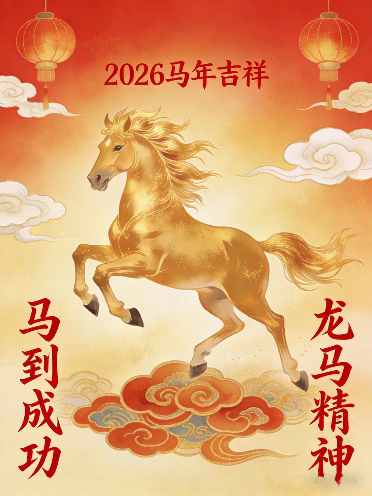 最传统也最大气，适合任何场合开场。马到成功：祝愿做事顺遂，迅速取得成就。