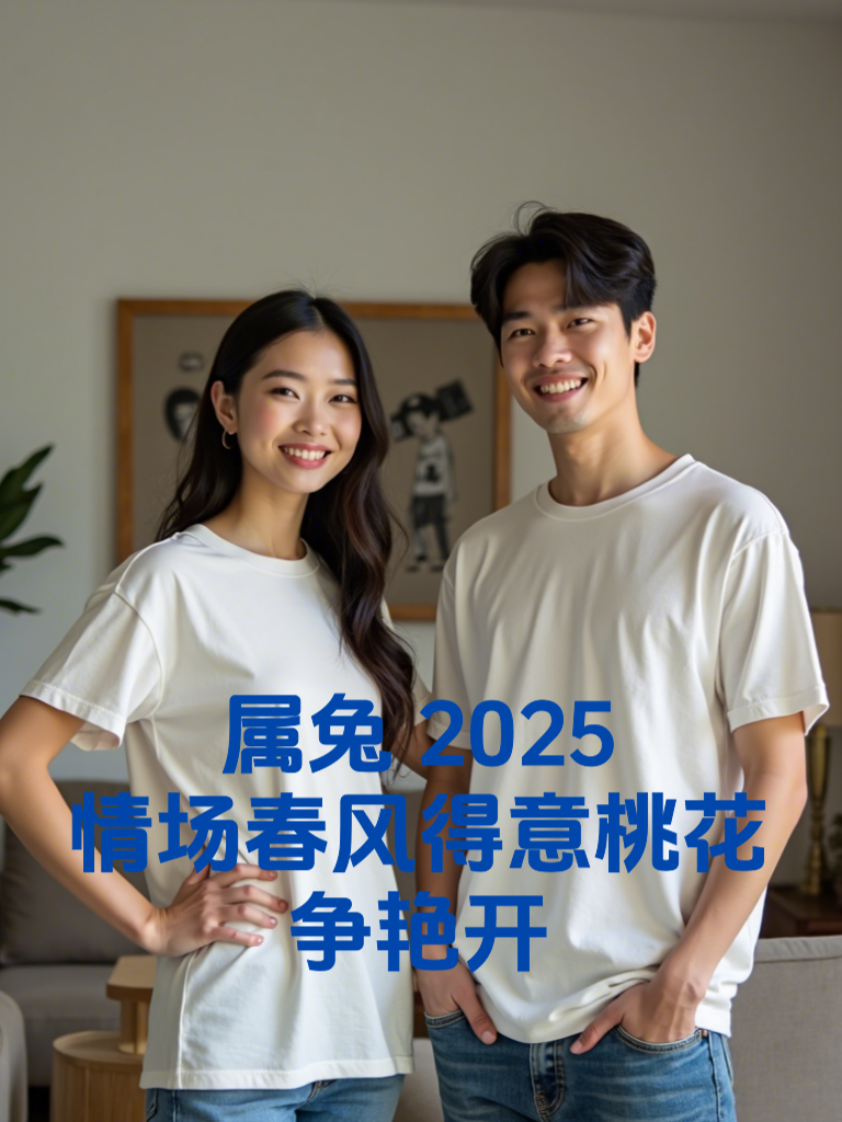 属兔2025情场春风得意桃花争艳开