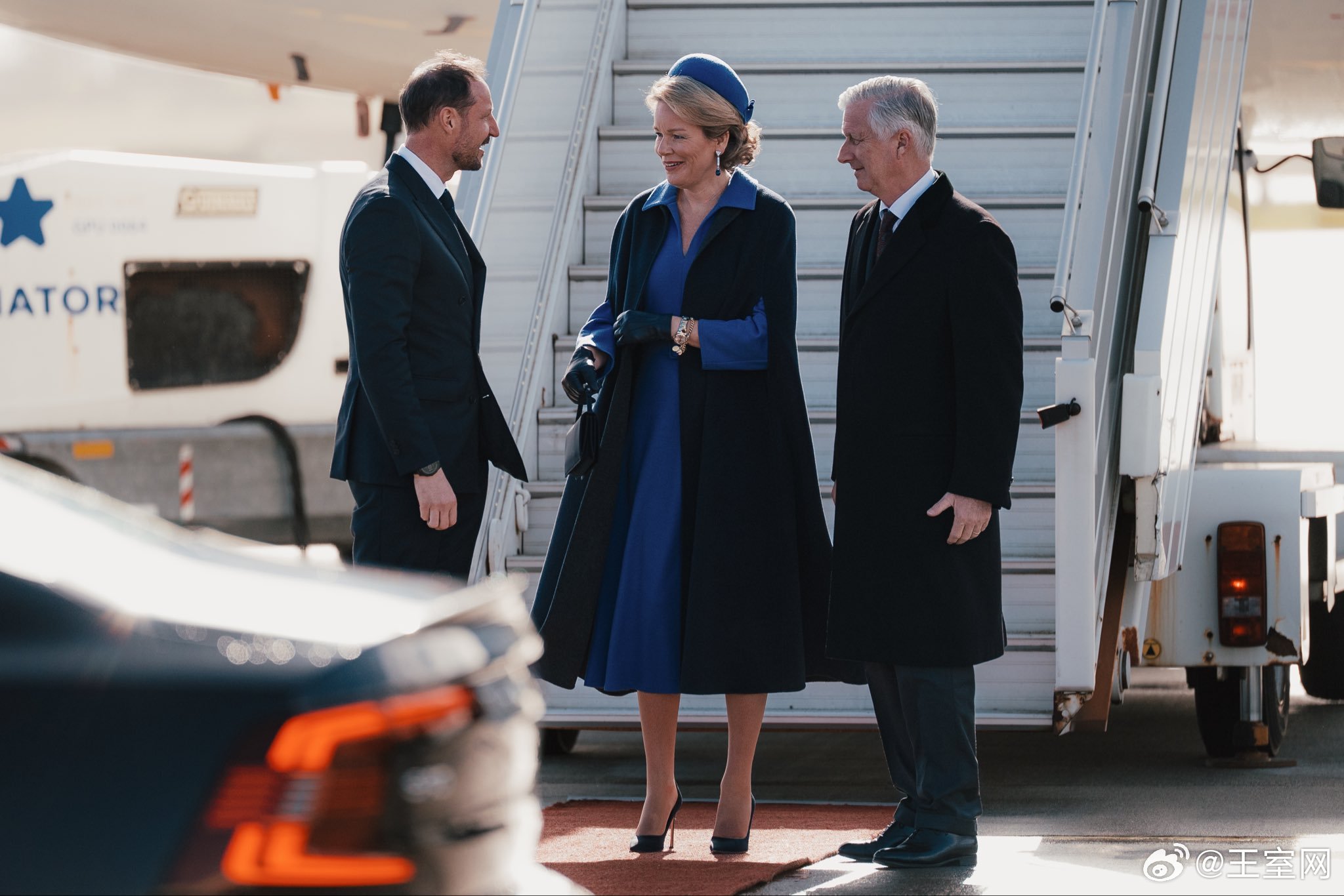 比利时王室挪威王室🇧🇪🇳🇴3月26日，菲利普国王和玛蒂尔德王后参观斯塔