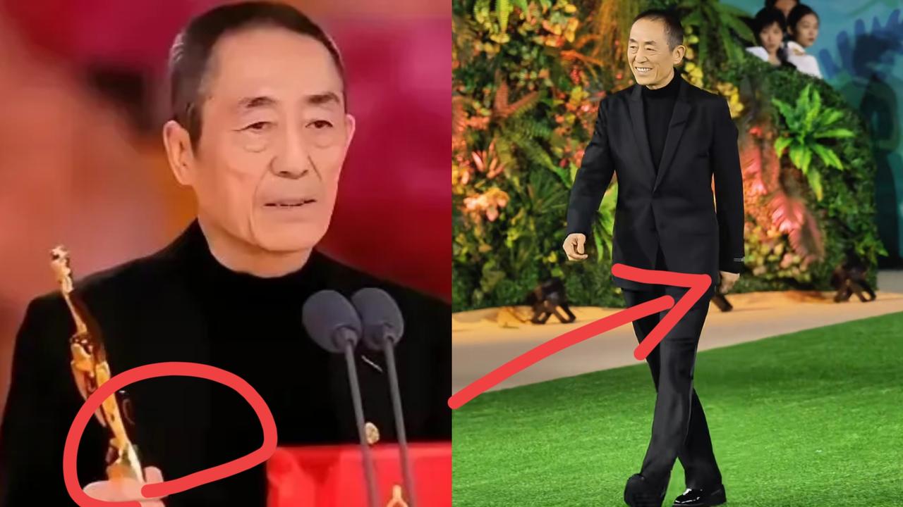 76岁的张艺谋，昨晚在百花奖现场，脸都快僵了。原因无他，旁边那位年轻貌美的女主持