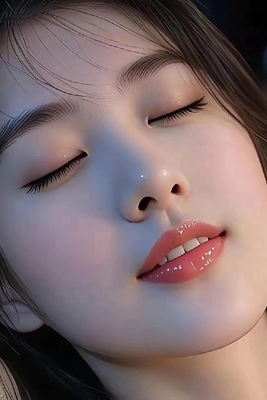 闭目凝神，心静自然。