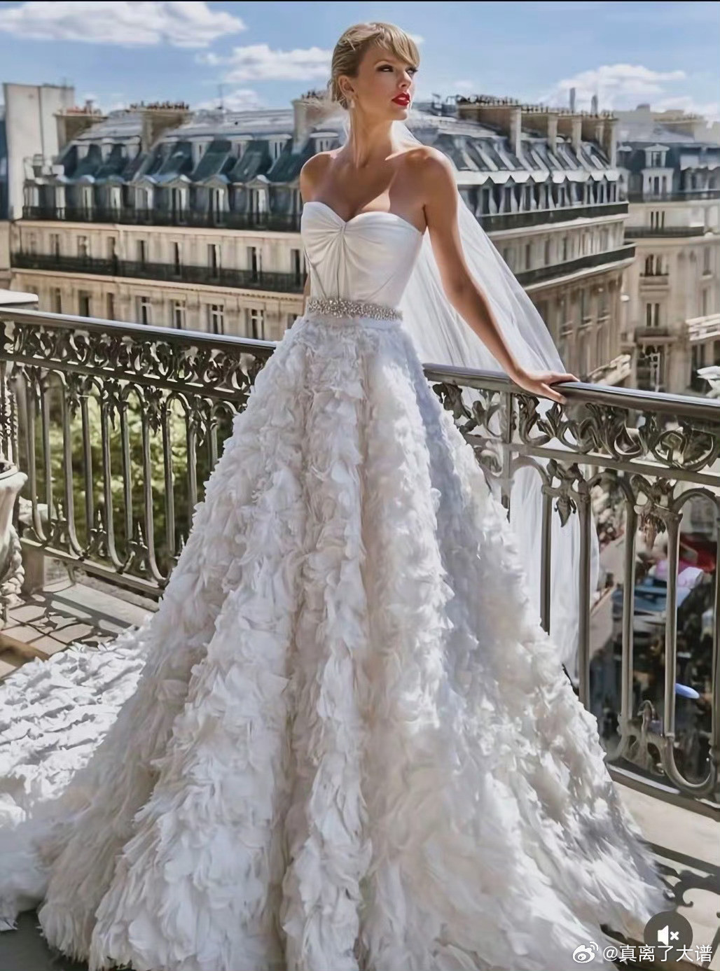 真离了大谱真可算是世纪婚礼了偶遇霉霉婚车