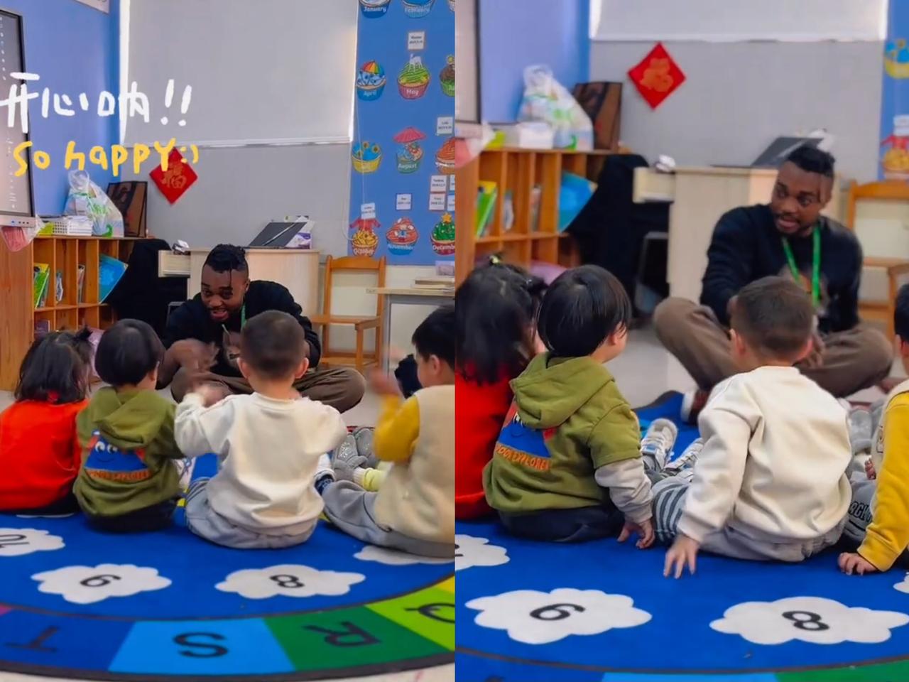 昨天接小宝放学直接慌了！队伍里突然多了个黑人外教，我当场脑子就懵了，当晚就给