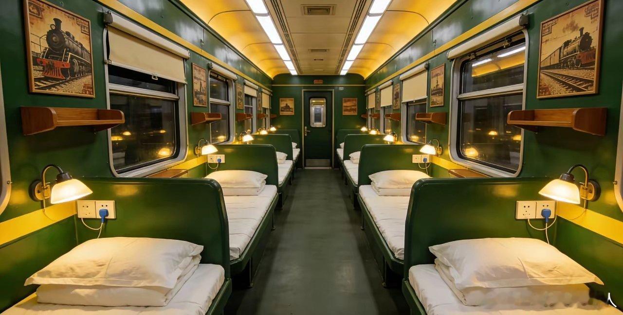 绿皮火车的卧铺要是能改成这样，那得舒服成什么样啊