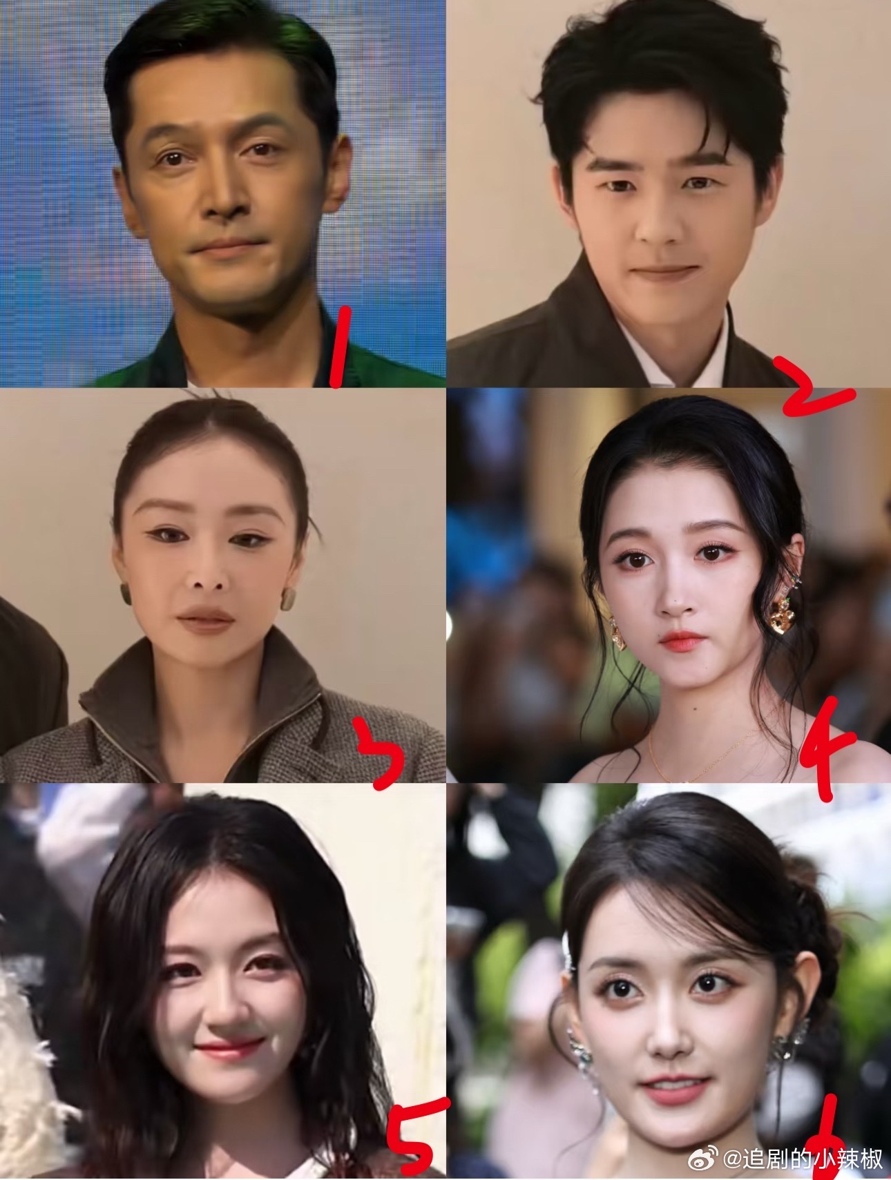 明星活动截图look，生图哪个比较突出？​​​