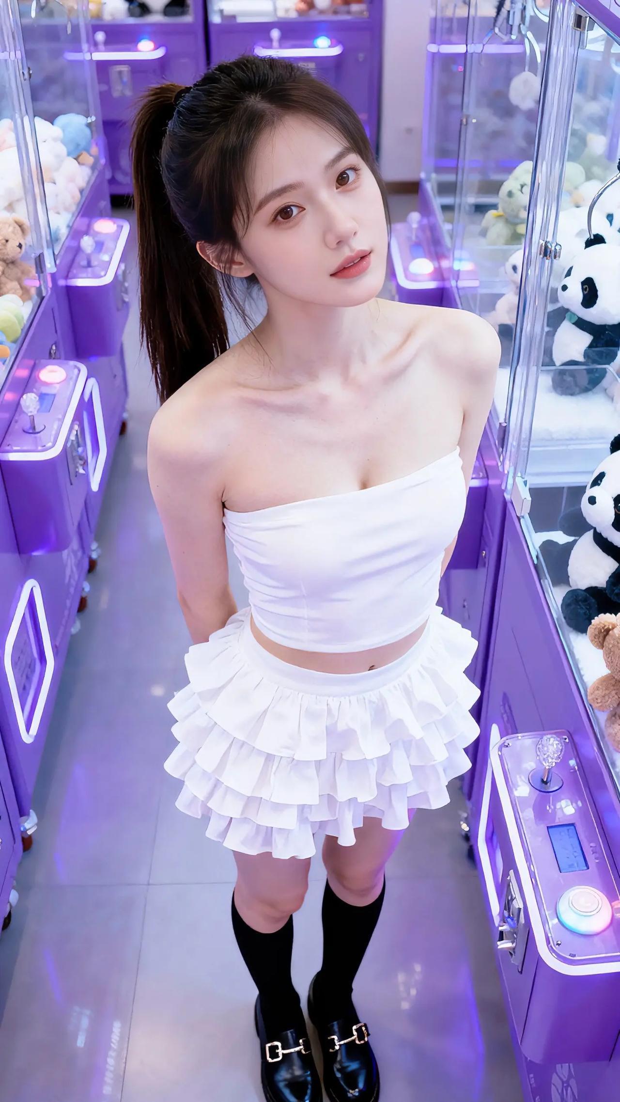 少女心爆棚的抓娃娃机之旅🎮✨如何看待女生穿丝袜女生的丝袜一般能穿多久吊带裤