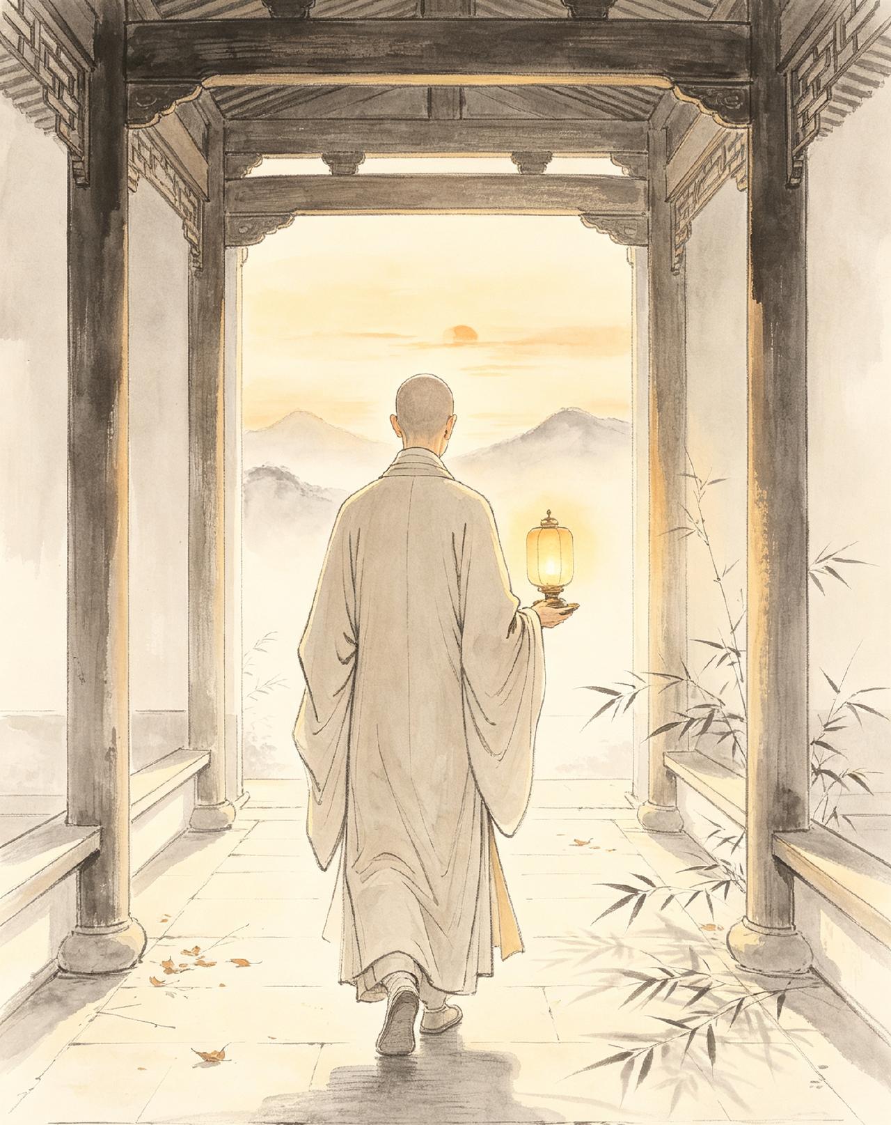 弘一法师说：“如果某一天，有人突然从你生命中消失了，不要问为什么，是他到了该离开