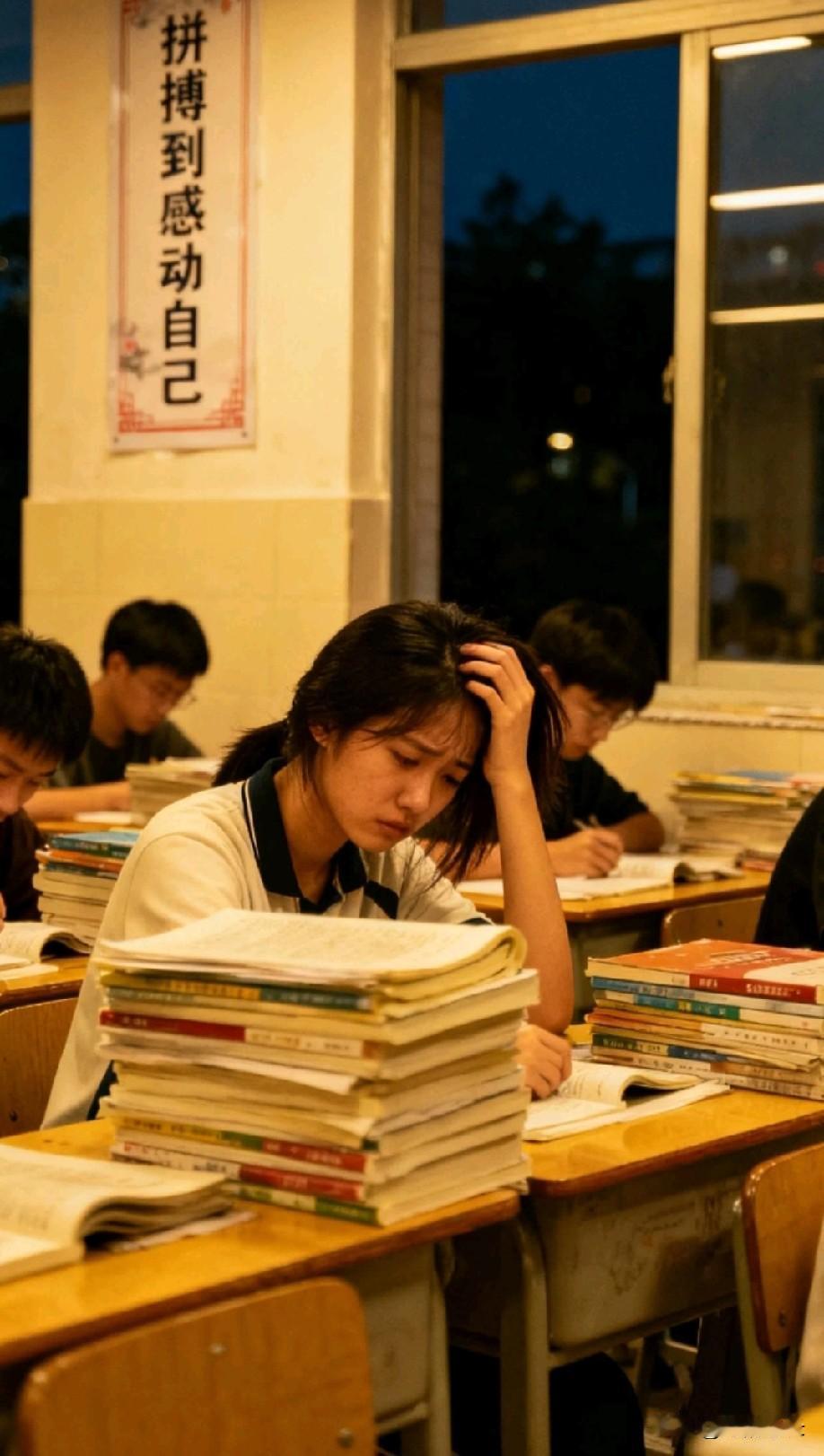 上了高中你才会发现：高中生里最累的就数550~600分这个区间的学生，他们有上