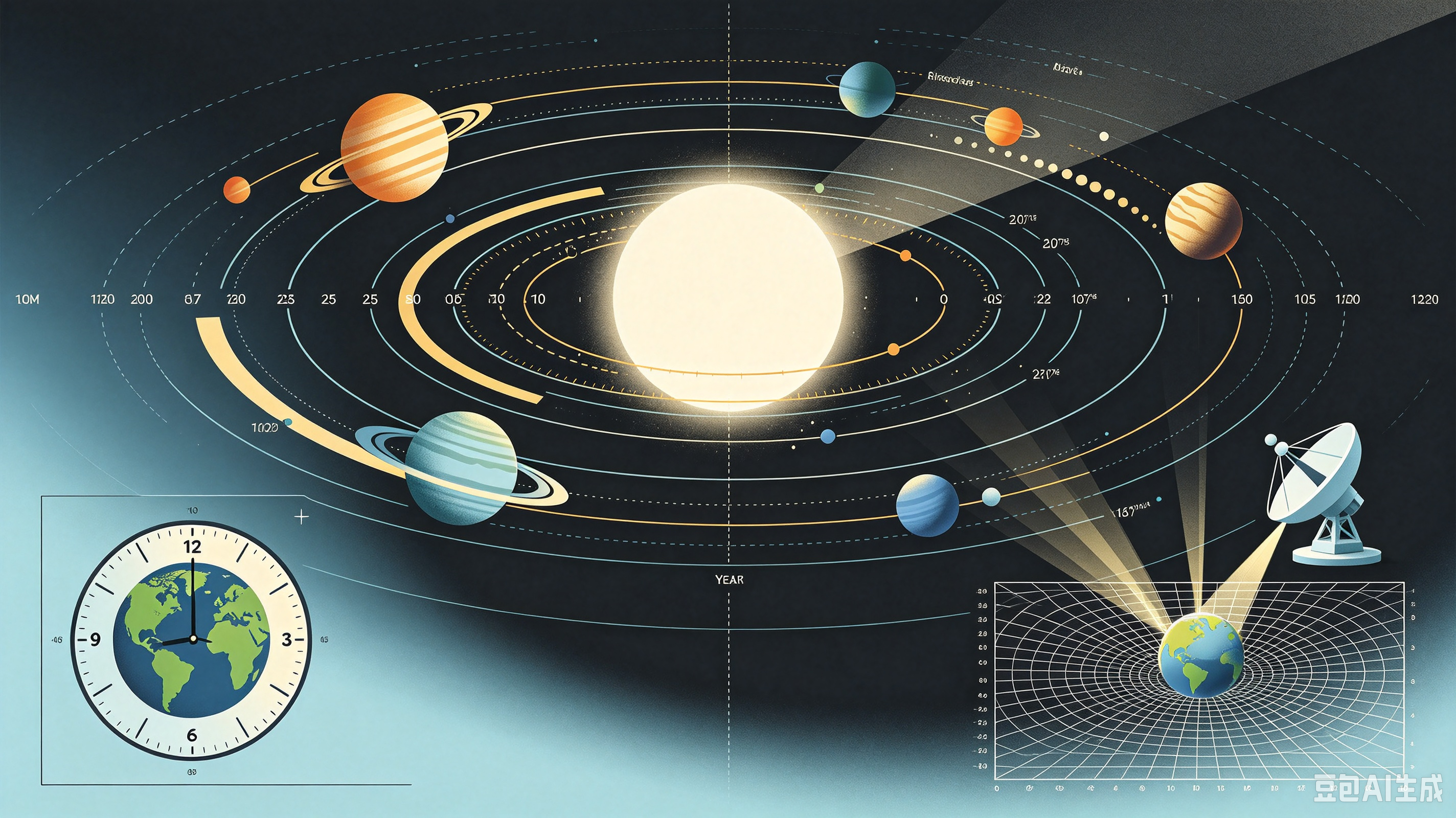 宇宙别的星球和地球时间怎么破译人类日常使用的年月日、时分秒，都是以地球自转、公转规律制定的专属时间体